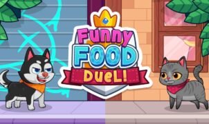 Funny Food Duel Game