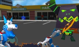 Robot Dog City Simulator Game