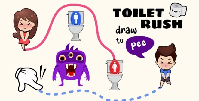 Toilet Rush - Draw Puzzle game